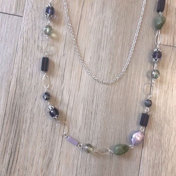 Handmade Beaded Statement Necklace - Picture 4 of 6